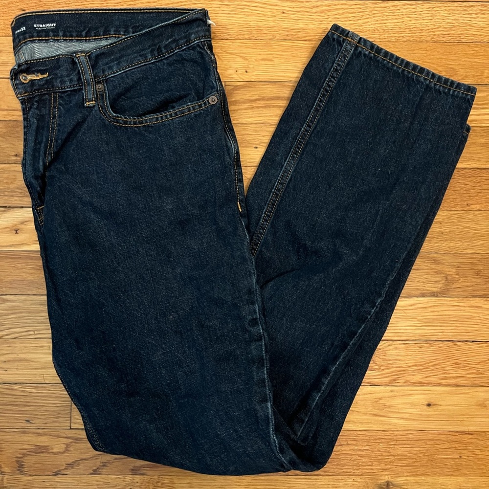 MENS STRAIGHT FIT JEANS - 34x32 - WORN ONCE